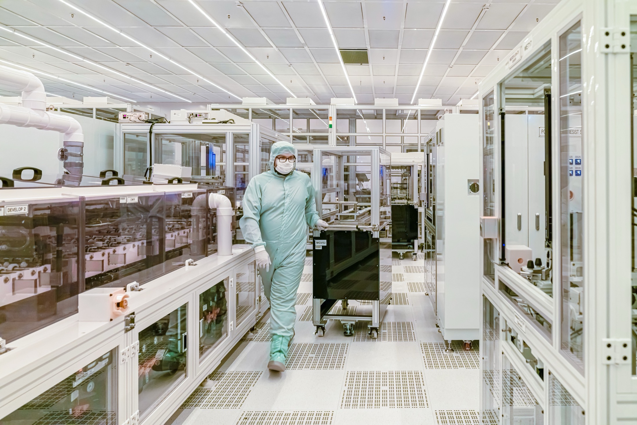 Controlled production environments for synthesis and vial programs.